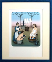  Iva Hüttnerová - Venkovní lázeň - grafika 